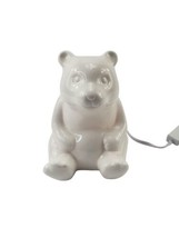 TARGET Pillowfort White Polar Bear Décor Night Light Ceramic Table Lamp  - £14.38 GBP