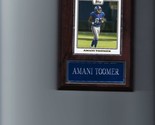 AMANI TOOMER PLAQUE NEW YORK GIANTS FOOTBALL NFL   C - $3.95