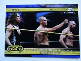 2019 Topps WWE NXT #26 Dunne Burch Lorcan Def Undisputed ERA Blue Card 20/50 - £0.77 GBP