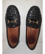 Allen Edmonds Bimini Woven Horse Bit Shoes Italian BLACK Leather Men’s S... - $106.08 CAD