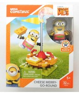 Mega Construx Despicable Me 3 Minion Cheese Merry-Go-Round 32 pcs - £9.76 GBP