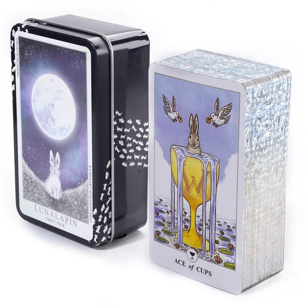 Luna Lapin Tarot Lucid Dreams Beginners Del Toro Tarot in Tin Metal Box ... - £9.87 GBP+