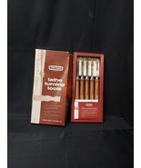 Vintage Craftsman 5 Piece Lathe Tool Set In Original Box UNUSED WAX COAT... - $46.74