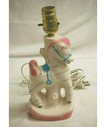 Vintage 1950s Baby Nursery Room Horse Pony Lamp No Shade Nursery Table W... - $69.29