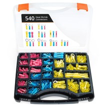 The 540-Piece Wirefy Heat Shrink Wire Connectors Kit Features Insulated ... - £56.61 GBP