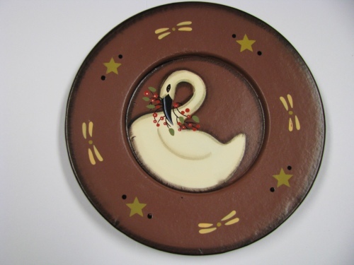 Primary image for  Wood Plate  RPM7 Swan 