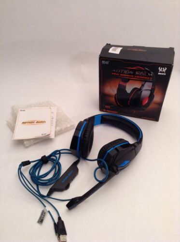 Kotion Each Pro PC Gaming Headset Blue And Black G4000 - $9.40