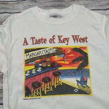 KEY WEST FLORIDA - Margaritas Conch Fritters Beach Bar Scene T-Shirt New!  Mediu - £14.01 GBP