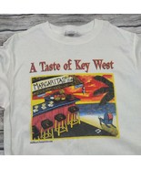 KEY WEST FLORIDA - Margaritas Conch Fritters Beach Bar Scene T-Shirt New... - €15,92 EUR