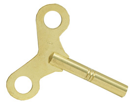 NEW American Made Brass Long Shaft Clock Key - Choose A Size! (KLS) - £6.13 GBP