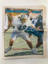 Dallas Cowboys Weekly Newspaper August 8 1998 Vol 24 #8 Daryl &#39;Moose&#39; Johnston - £11.31 GBP