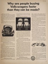 1959 Print Ad VW Volkswagen Beetles 1958 &amp; 1959 Models Rear Engines - £16.26 GBP