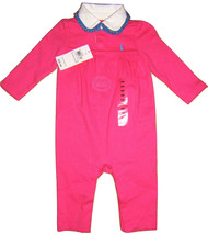 Polo Ralph Lauren Baby Girl Layette One Piece Playware Pink 6M 6 Months - £14.06 GBP