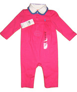 Polo Ralph Lauren Baby Girl Layette One Piece Playware Pink 6M 6 Months - $17.99