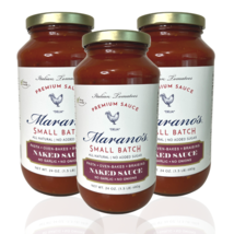 Marano&#39;s Small Batch Premium Pasta Sauce, Naked Sauce, 24 oz. (Pack of 3) - £33.67 GBP