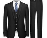 Cooper &amp; Nelson Men&#39;s Suit Slim Fit One Button Jacket 3 Pc Suit Set With... - £62.92 GBP
