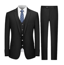 Cooper &amp; Nelson Men&#39;s Suit Slim Fit One Button Jacket 3 Pc Suit Set With Tie - £63.92 GBP