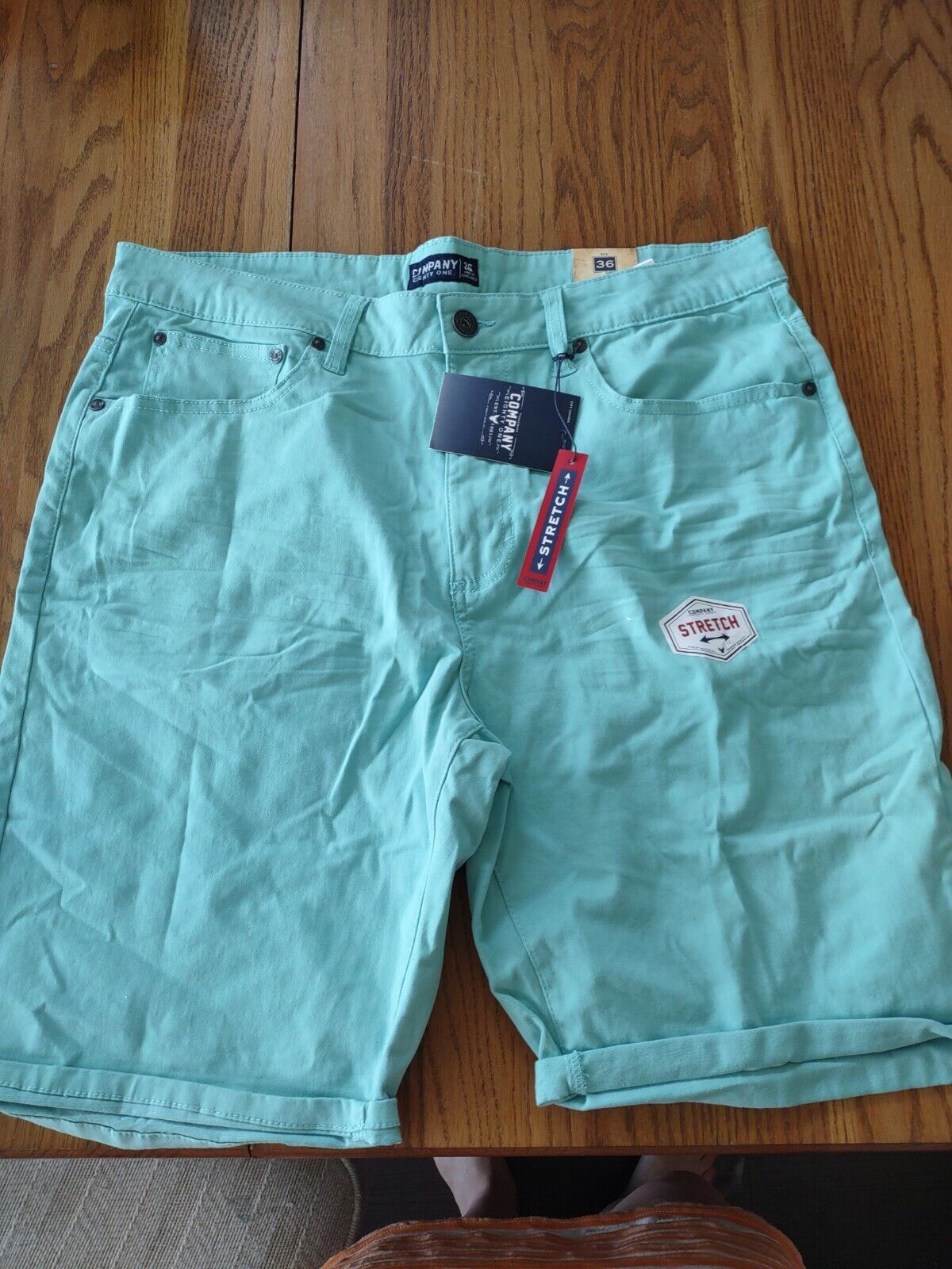 Company Eighty One Size 36 Blue Green Men&#39;s Shorts - $54.33