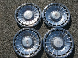 Factory 1978 to 1986 Chevy Monte Carlo 14 inch hubcaps wheel covers - £33.35 GBP