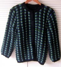 Douple knitted Cardigan, Jacket made of Alpacawool - £91.92 GBP