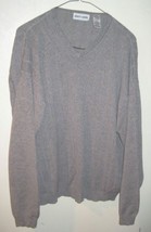 Men&#39;s Fashion PIERRE CARDIN V-Neck pullover sweater Sz L/G 44(42-44)  - $19.99