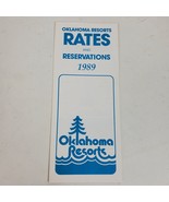 Vintage 1989 Oklahoma Resorts Rates and Reservations Brochure - $204.20 MXN
