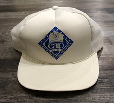 Vintage Child Abuse Prevention Cap Fund Snap Back Trucker Hat Cap White ... - $16.41