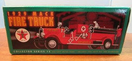 Texaco collectible truck/bank #15 1929 mack fire truck w/hat /dalmation - $27.00