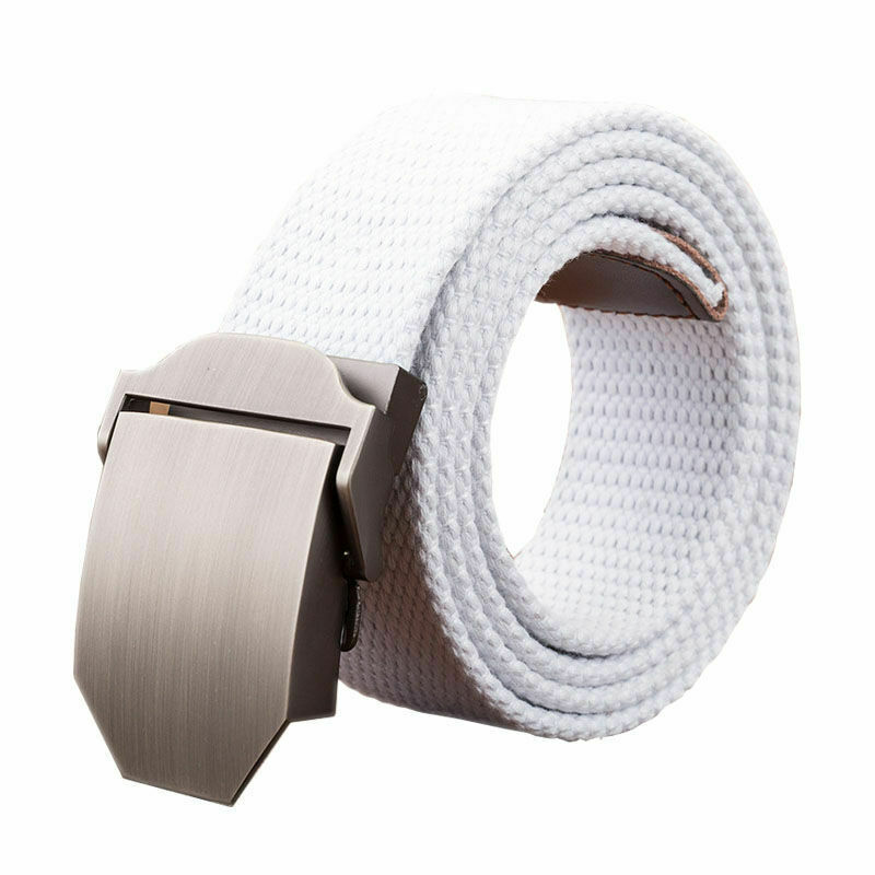 Big and Tall Men's Belts for Jeans or Shorts Casual Canvas Waist Belt, Cuttable