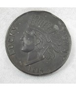 1914 Lucky Penny Medal Breed Elliott &amp; Harrison Bonds Token Paperweight ... - £23.62 GBP