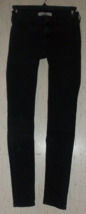 EXCELLENT WOMENS HOLLISTER DISTRESSED BLACK SKINNY JEANS SIZE 00S W 23 L 29 - £22.38 GBP