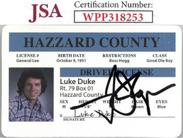 Tom Wopat signed Luke Duke Hazzard County Rep Driver&#39;s License- JSA #WPP318253 ( - £62.10 GBP