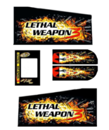 Lethal Weapon 3 Arcade1up Pinball Design Decal Pinball vinyl graph,Arcad... - $70.00+