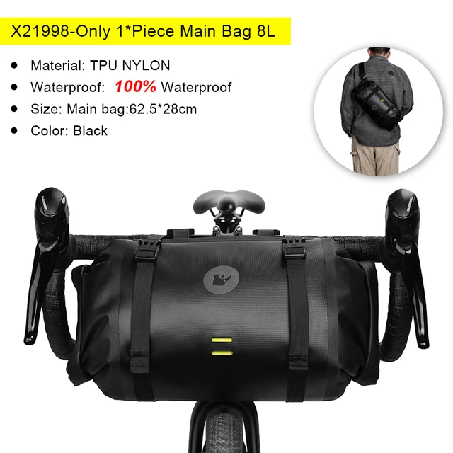 Rwalk Bicycle Bag Handlebar Bag Waterproof  Front  Cycling Bag MTB Multifunction - £152.51 GBP