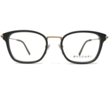 Bvlgari Eyeglasses Frames 1095 2013 Matte Black Gold Square Full Rim 53-... - $111.98