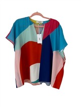 Crosby By Mollie Burch Maggie Top In Calypso Colorblock - $103.00