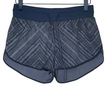 FABLETICS lined black &amp; gray geometric tribal print running shorts size xs - £13.04 GBP