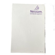 Nexium Pharmaceutical Drug Rep Advertising Sticky Large Post It Note Pad... - £11.00 GBP