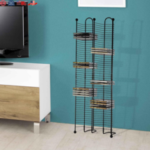 Nestable 100 CD Tower: Space-Saving Steel Construction Design New - £36.30 GBP