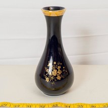Limoges France Castel Cobalt Gold Bud Vase France - $99.80