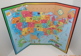 1995 MB Geo Safari Game Of States Board Game Replacement Game Board Parts Pieces - $14.85