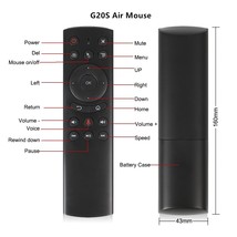 G20S 2.4G Wireless remote control Fly Air Mouse with Microphone gyroscop... - £10.77 GBP