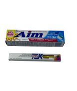 Lot Unopened Tube Aim Toothpaste 5.5 Oz Sealed (2006) + Tek Toothbrush (... - €41,06 EUR
