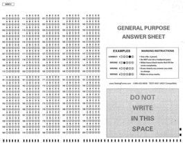 Test-4521 (500 Sheet Pack) Compatible Testing Forms - $49.99