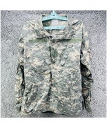 US Mens Medium Long Patches Camouflage Coat Army Combat Uniform - $23.67