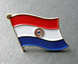 PARAGUAY INTERNATIONAL COUNTRY SINGLE FLAG LAPEL PIN BADGE 3/4 INCH - £4.20 GBP