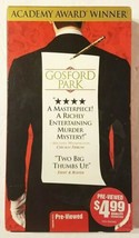 Gosford Park (VHS, 2002) blockbuster video video rental Helen Mirren EUC - £5.57 GBP