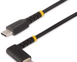 StarTech.com 6 Foot (2m) Durable Black USB-C to Lightning Cable - Heavy ... - $34.90