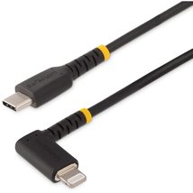 StarTech.com 6 Foot (2m) Durable Black USB-C to Lightning Cable - Heavy ... - $34.90