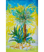 Century Plant and Yucca Original Artwork Pen Watercolor Nature Southwest... - £19.73 GBP